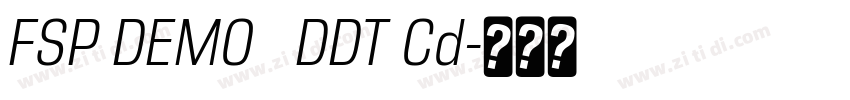 FSP DEMO   DDT Cd字体转换